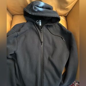 Large black Origin “Kilo” full zip hoody, like new